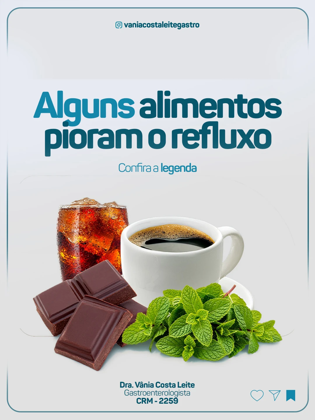 Publicação Instagram @vaniacostaleitegastro